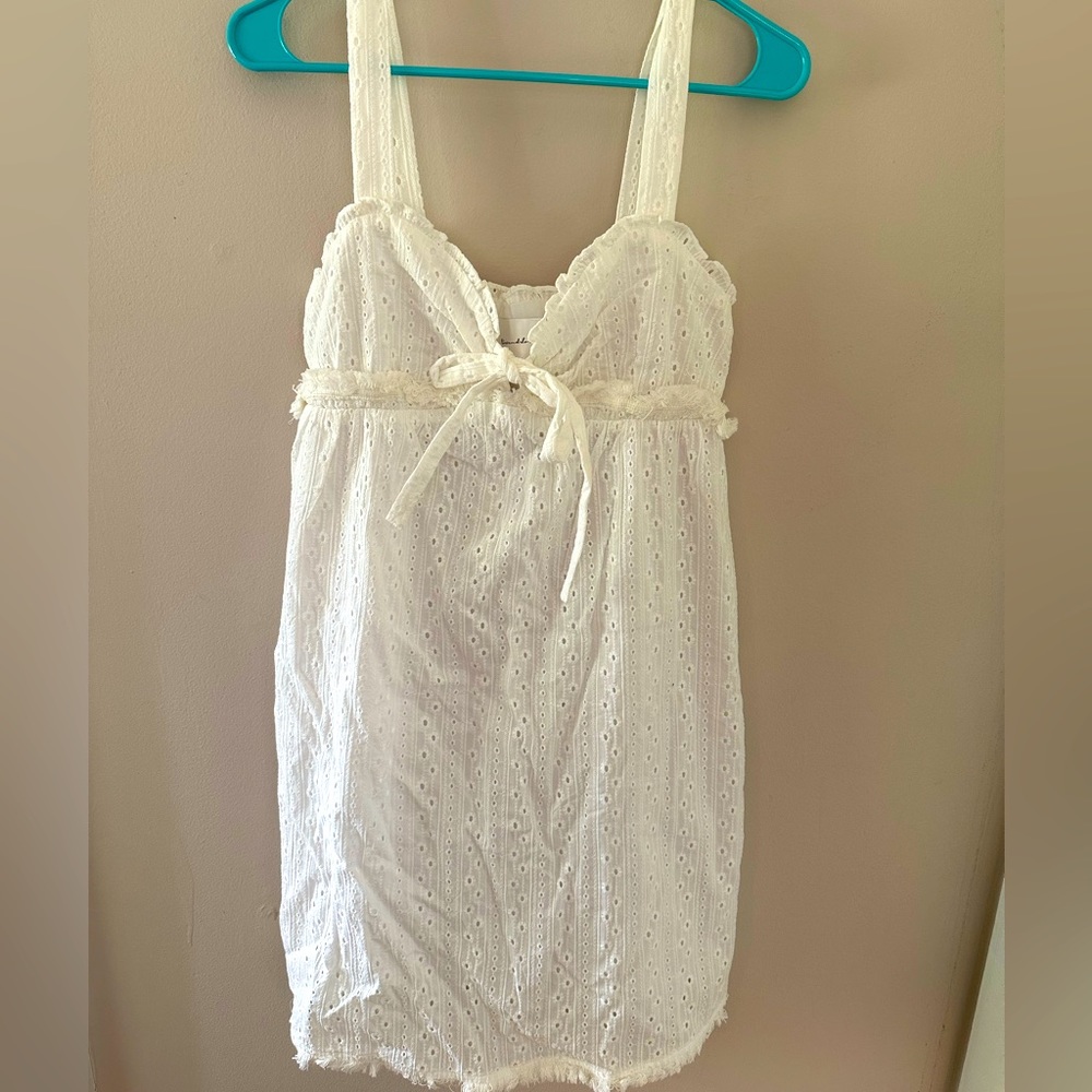 Line & Dot white sundress